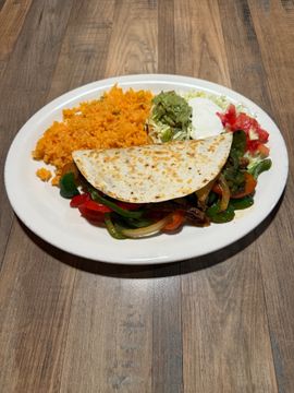 Mexican dish with rice and vegetables