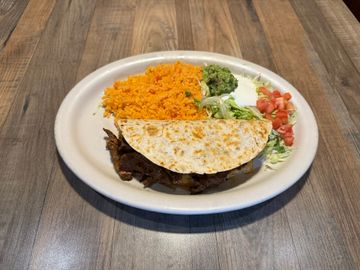 Mexican dish with sides