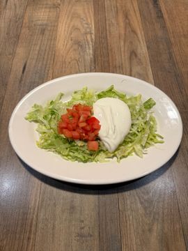 Fresh salad with chopped vegetables